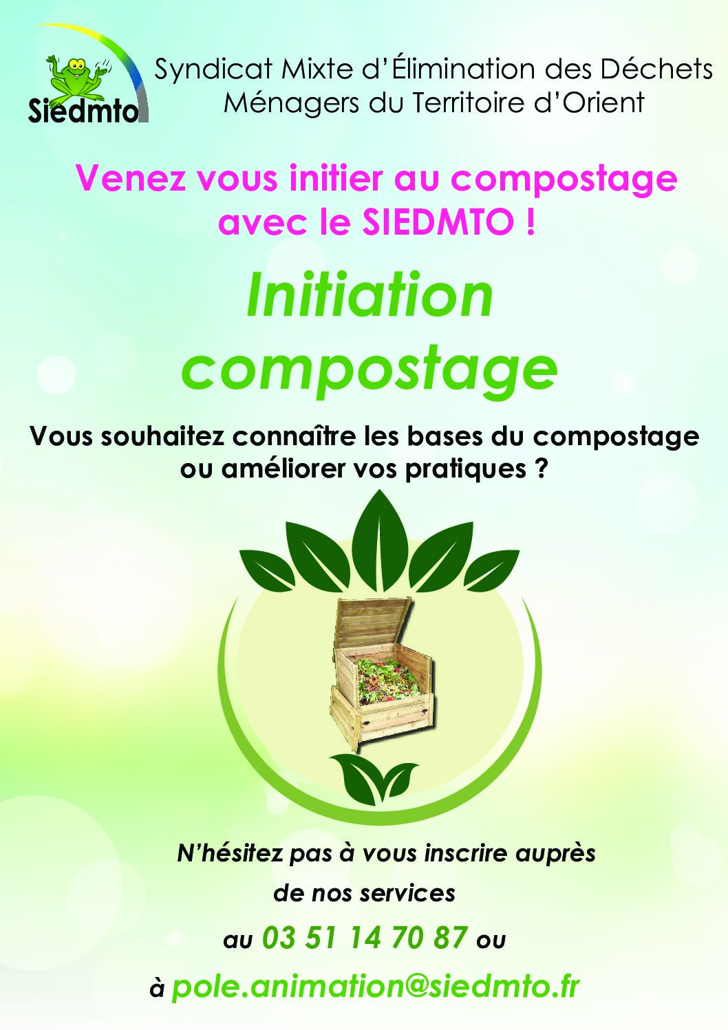 Affiche initiation compostage